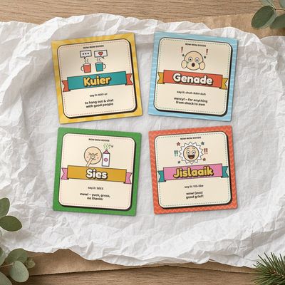 Launch 4-pack (Sunny Mix): Presented as a gift on crumpled white tissue over kraft with a twine bow, eucalyptus and pine